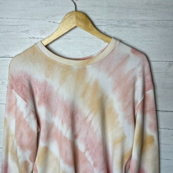 Rails Sweatshirt Womens Size Medium Pink & Orange Ramona Sunset Tie Dye Cotton - Picture 8 of 16